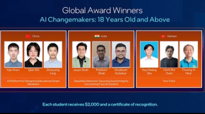 Intel Global Winner Award Ceremony