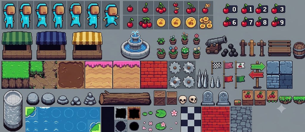 Character movement sprites